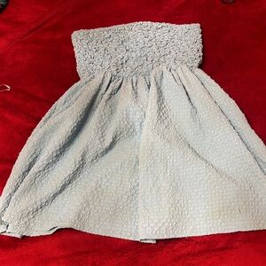 American Eagle Outfitters Blue Textured Dress